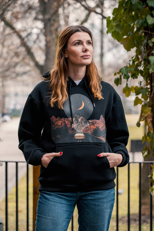 Retro Vibe Oversized Hoodie