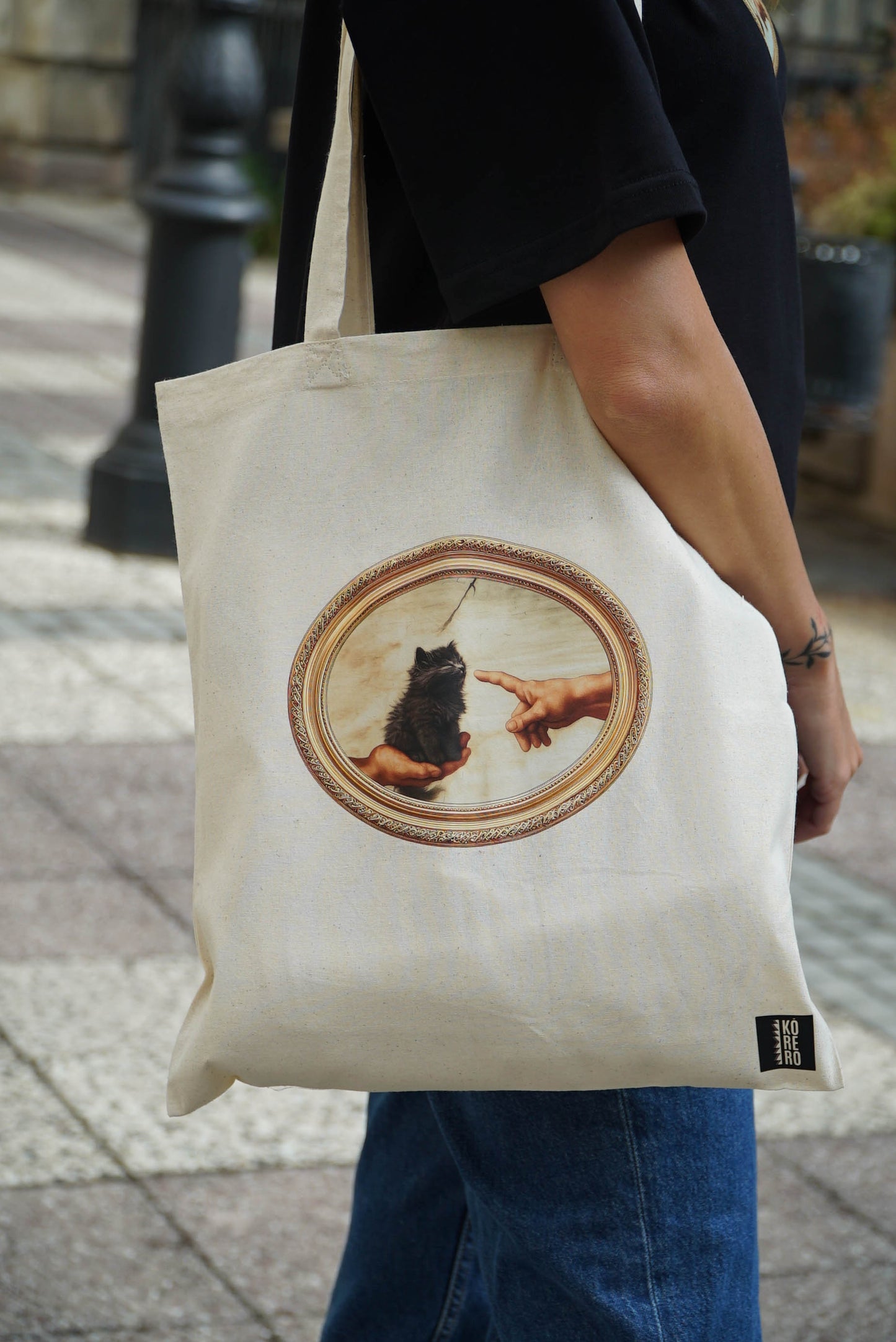 Creation of Purrfection Cotton Tote Bag