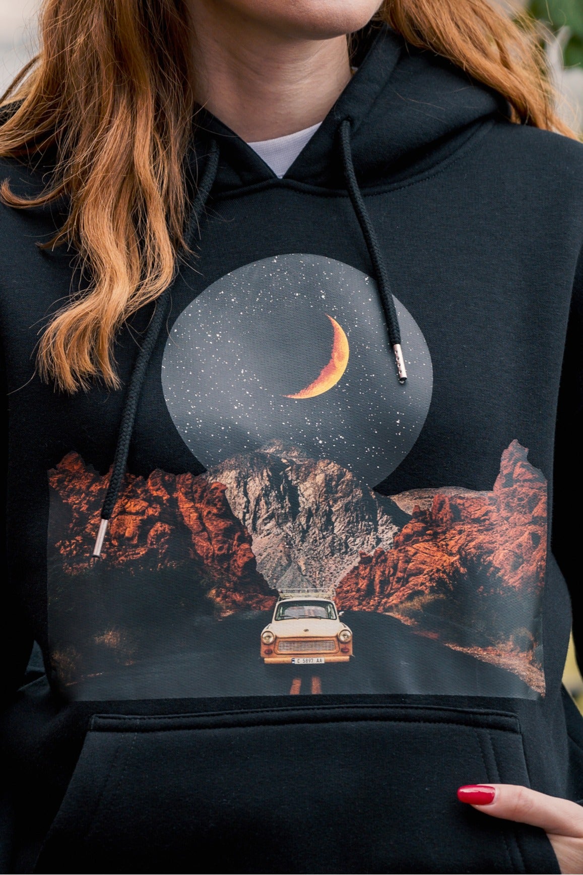 Retro Vibe Oversized Hoodie