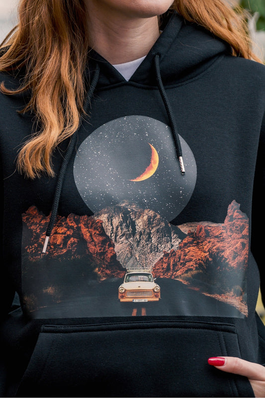 Retro Vibe Oversized Hoodie